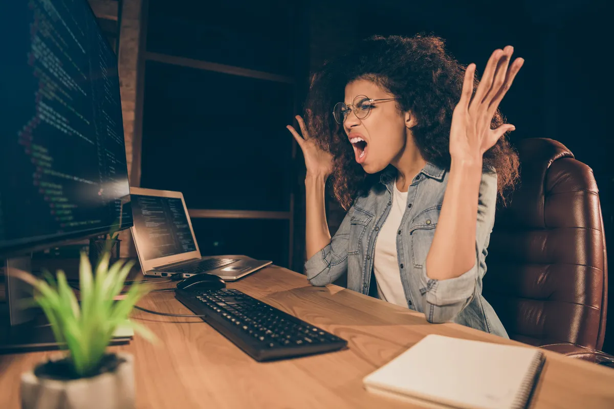 Business leader frustrated by IT challenges